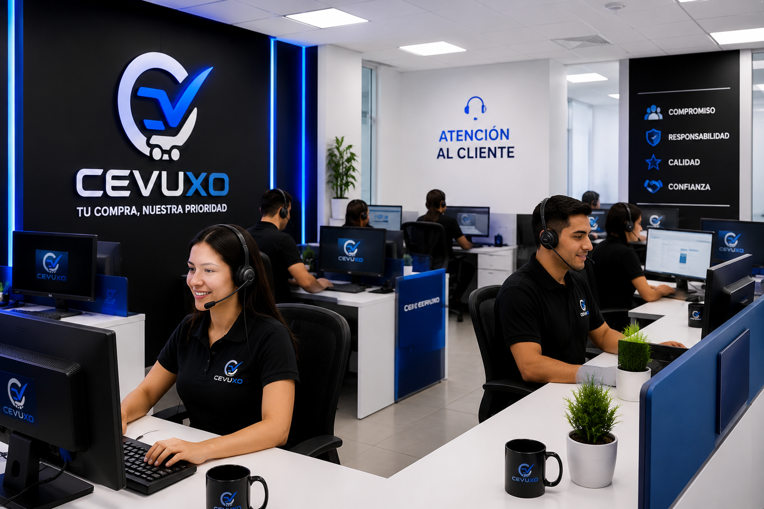 Equipo de atención al cliente Cevuxo Shop